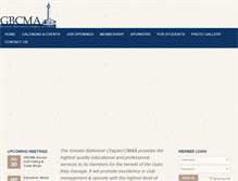 Tablet Screenshot of gbcma.org